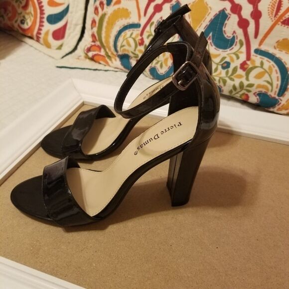 Pierre Dumas black Debbie heels, size 7 - Picture 5 of 9
